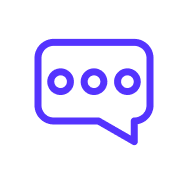 communication icon square