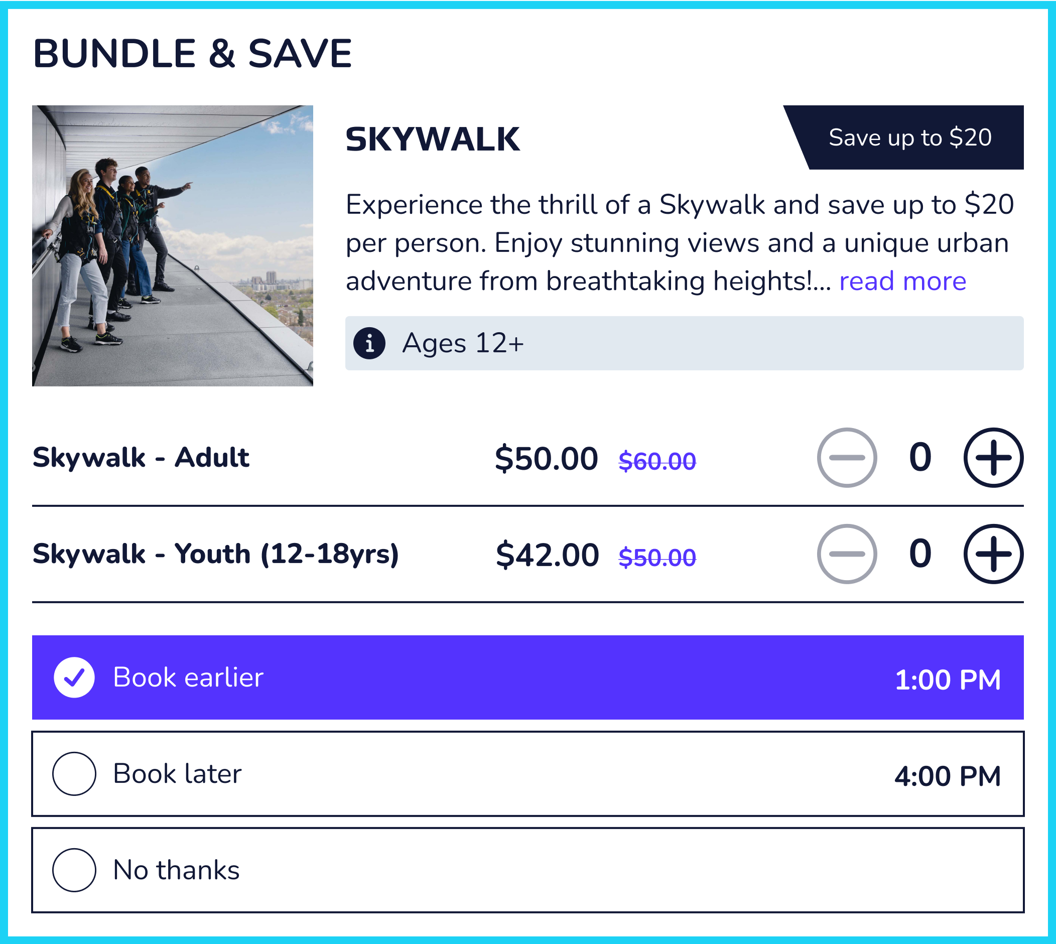 TickX multi-attraction ticket bundling