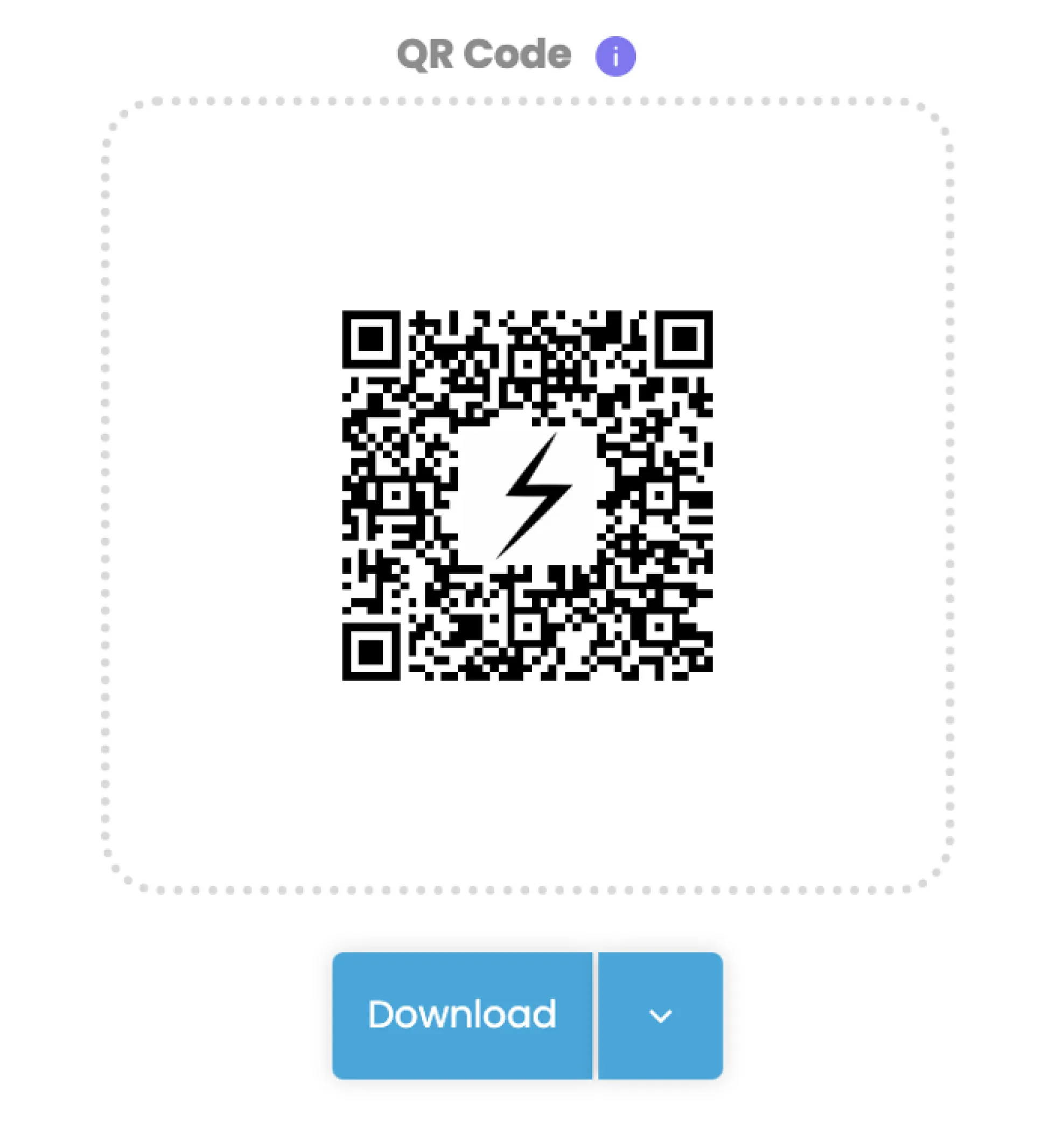 TickX QR code for custom purchase flows.