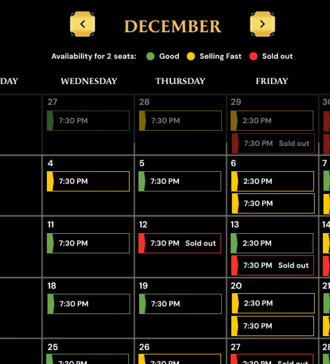 custom booking flows