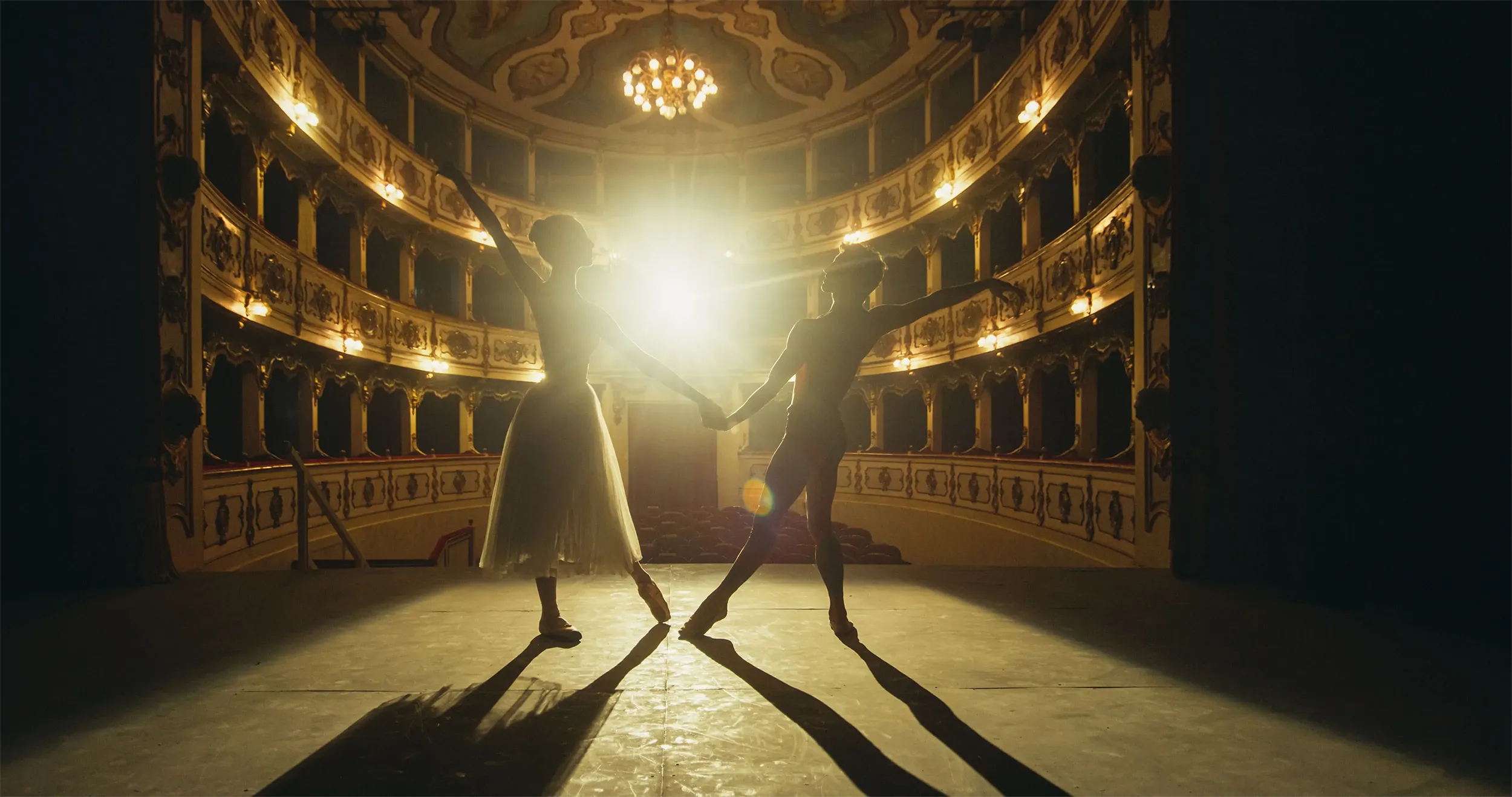 Live performance image of ballet dancers