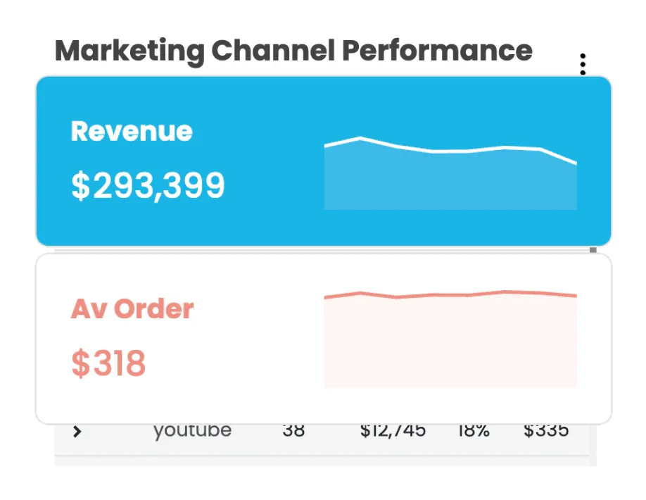 MArketing channel revenue TickX