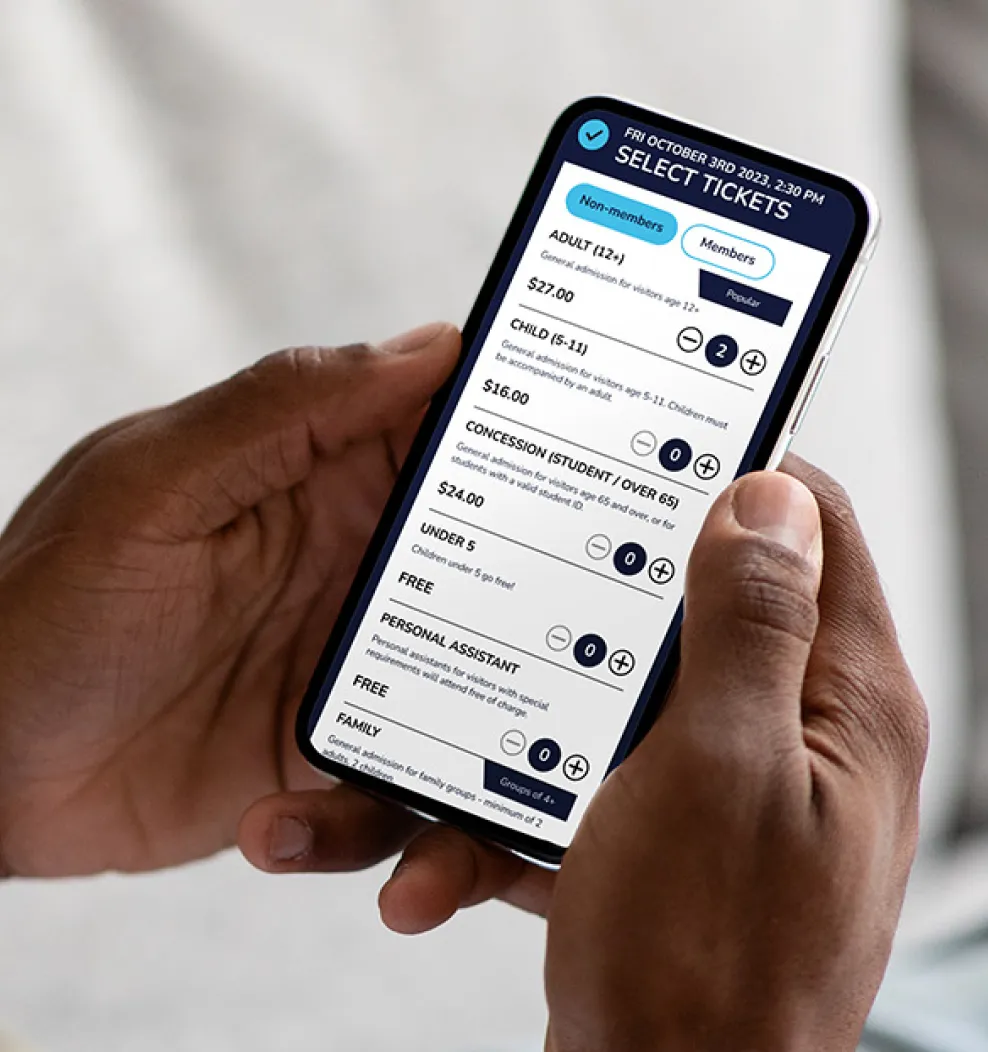 mobile ticket buying experience TickX