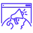 advertising online icon