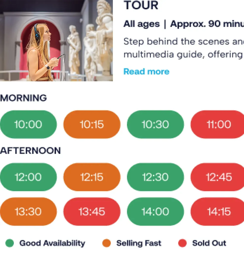 Time slot selection TickX
